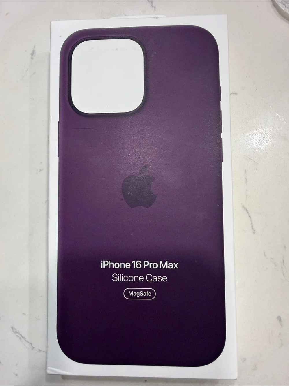 Apple iPhone 16 Pro Max Silicone Case in Deep Purple